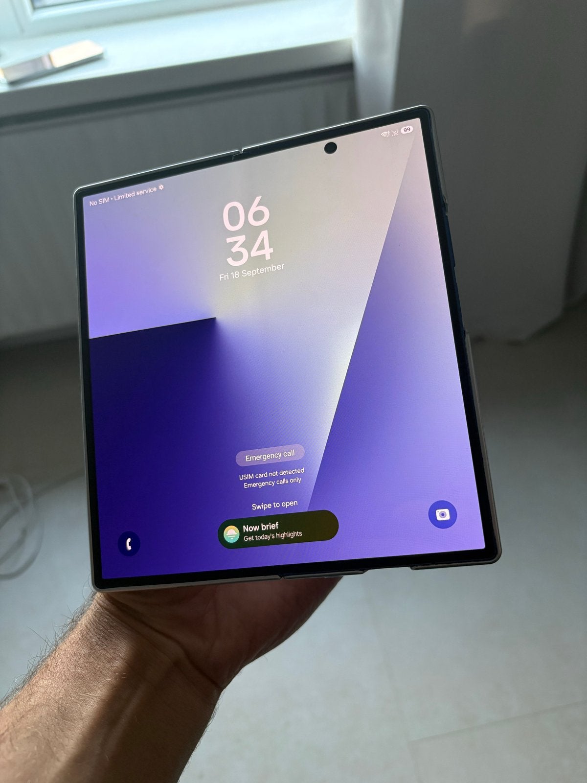 Samsung Galaxy Z Fold 7 - Zo goed als nieuw, Inklapmodel, Ophalen of Verzenden, Zo goed als nieuw, Zonder simlock