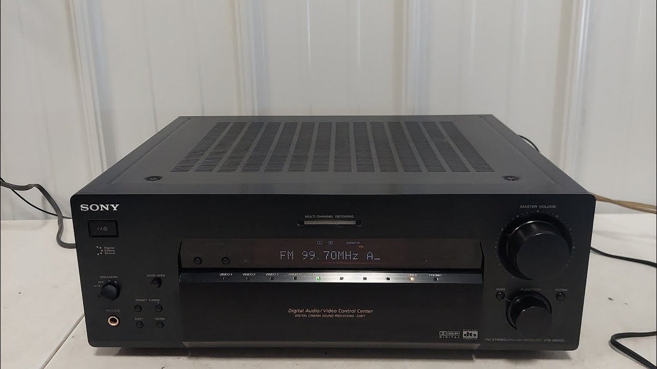 Sony STR-DB930 AV Receiver – Krachtige Vintage Home Cinema, Audio, Tv en Foto, Versterkers en Receivers, Ophalen, Overige systemen