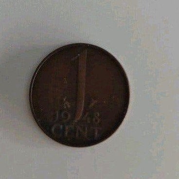 1 cent gulden bronzen 1948 Wilhelmina munt, Postzegels en Munten, Munten | Nederland, Ophalen of Verzenden, Koningin Wilhelmina
