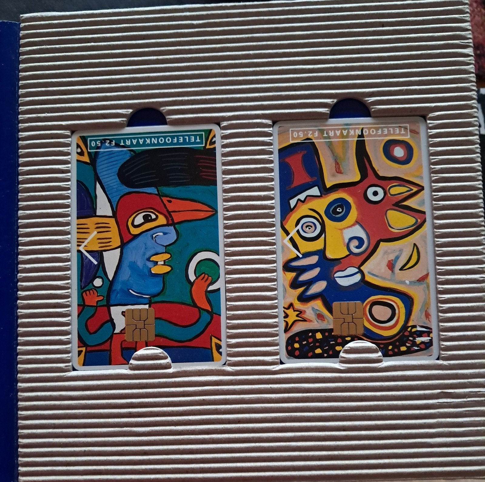 Clemens Briels Telefoonkaarten Collectie (4 stuks), Ophalen, Nederland