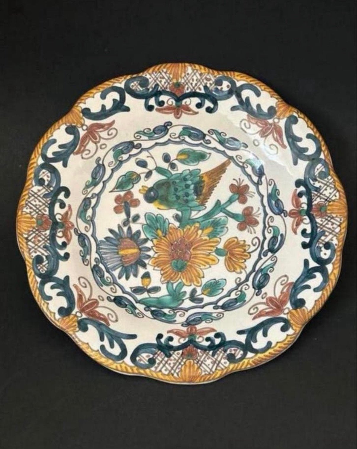 Wandbordje Makkum Aardewerk, Ophalen of Verzenden
