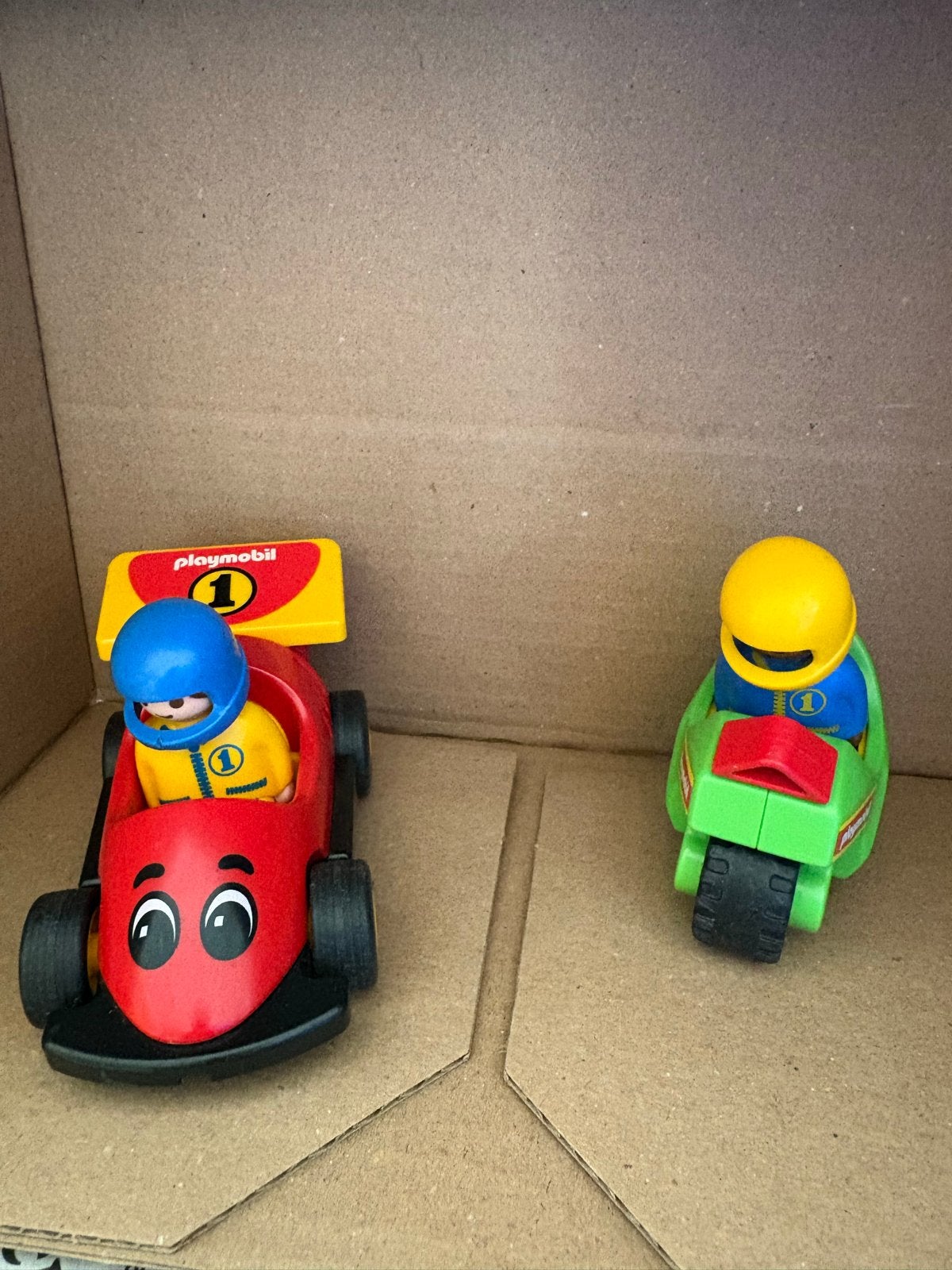 Playmobil 123 motor en racewagen, Ophalen of Verzenden