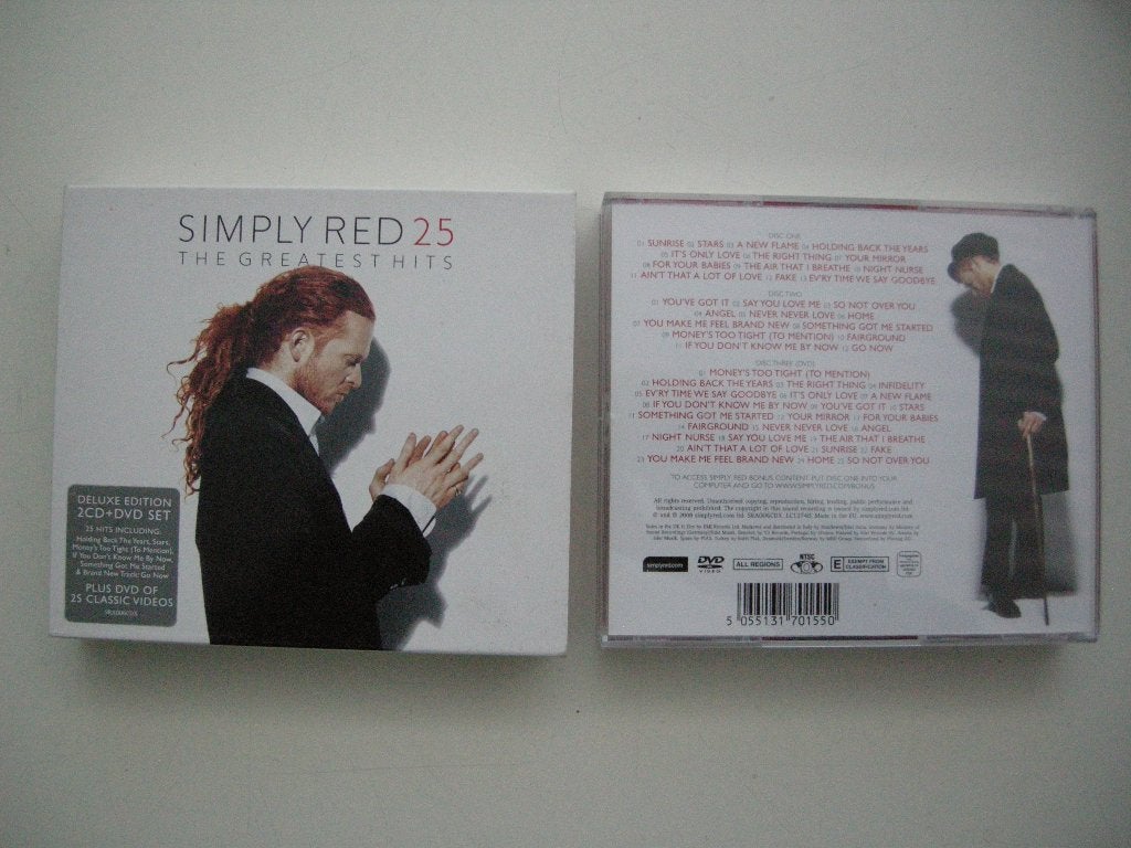 Simply Red 25 - 2CD+DVD nieuwst., Ophalen, Zo goed als nieuw