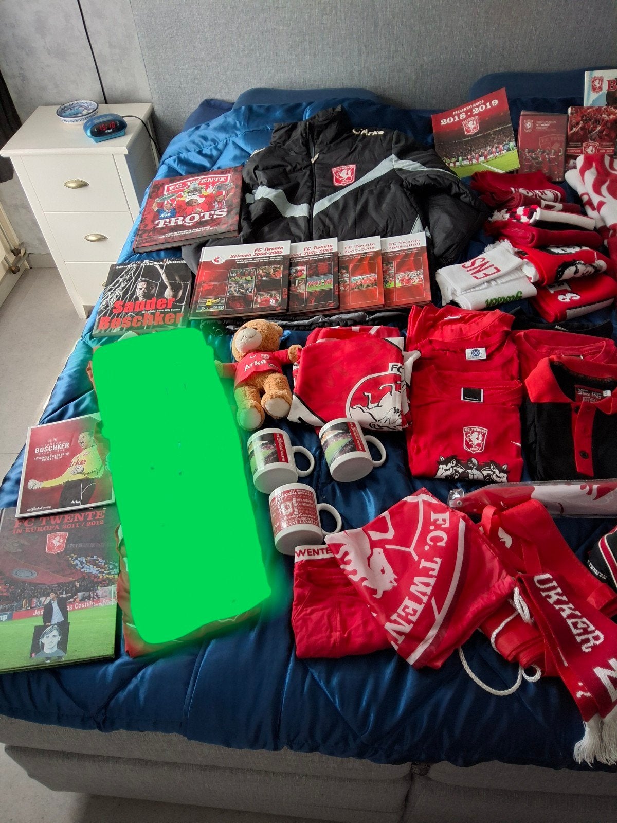 T.e.a.b. Grote FC Twente Fan Collectie: Kleding, Boeken & Me, Ophalen of Verzenden, Gebruikt, F.C. Twente, Beeldje of Poppetje