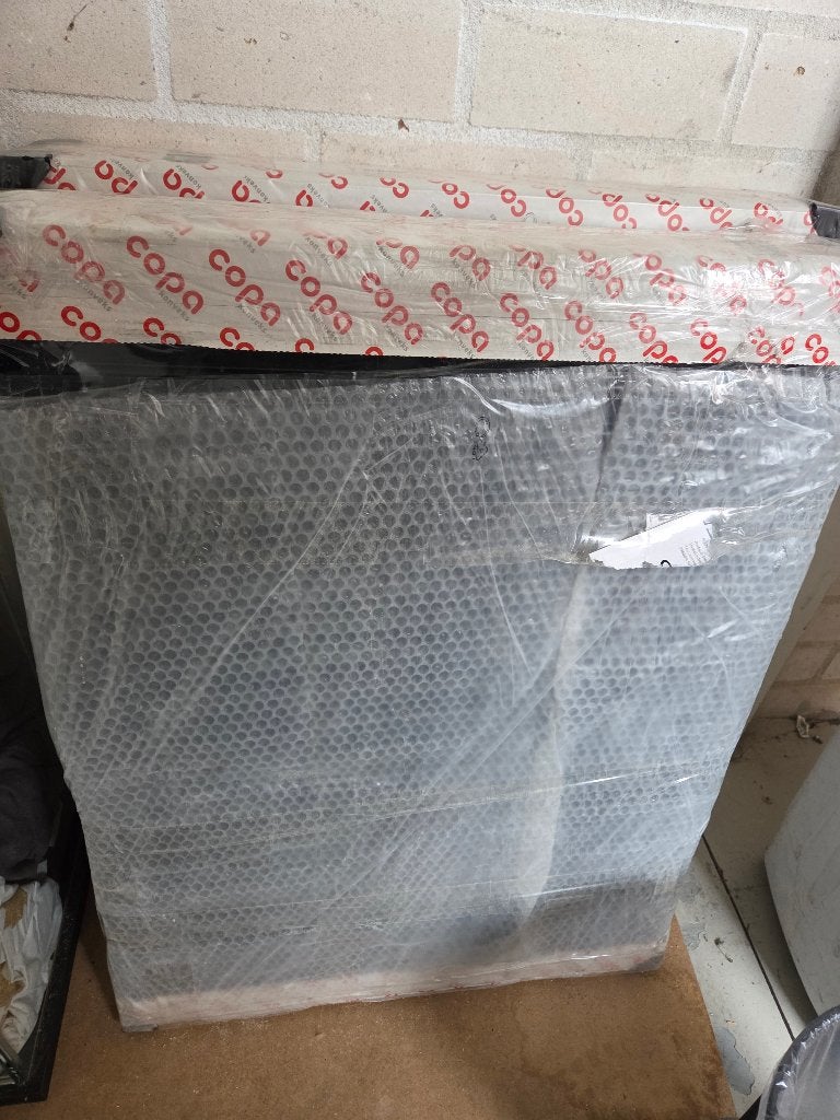 Paneelradiator T22 (2 ) 60 h x 80 b NIEUW zwart ral 9005, 30 tot 80 cm, Radiator, Nieuw, Ophalen of Verzenden