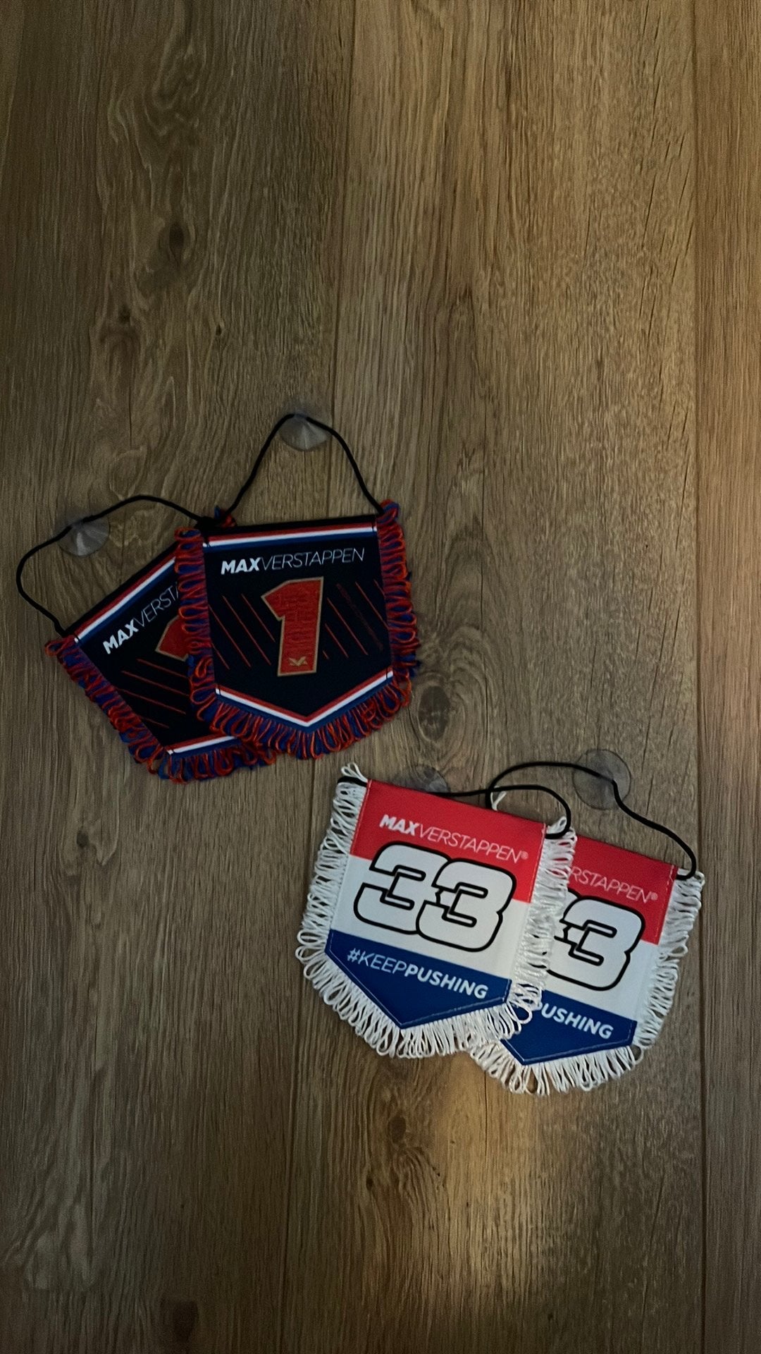 Formule 1- Max Verstappen vaantjes + vlag, Verzamelen, Ophalen of Verzenden, Nieuw, Overige sporten