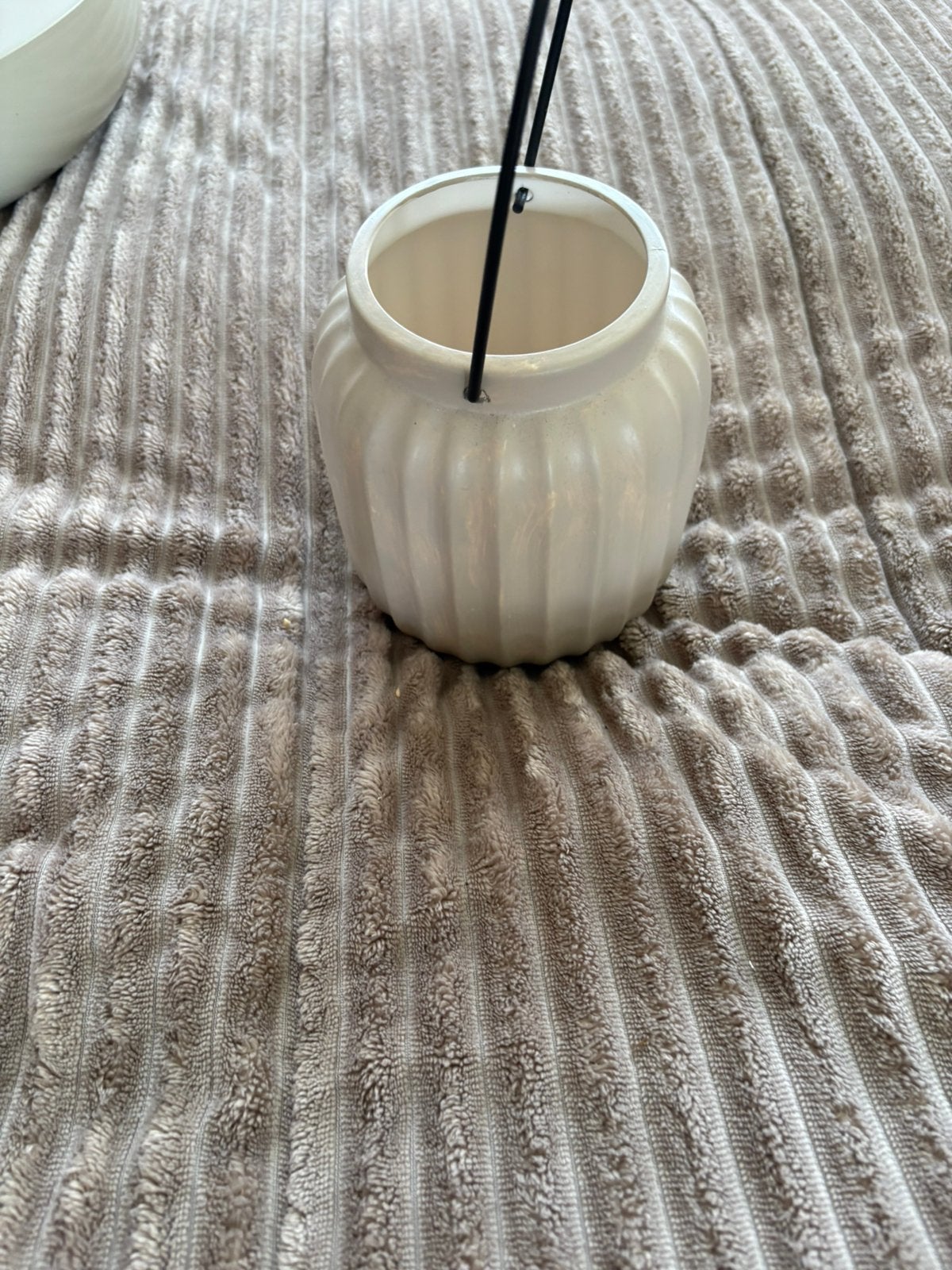 Leuk beige lampje op batterijen, kan hangen of staan, Ophalen, Zo goed als nieuw, Minder dan 50 cm, Overige materialen