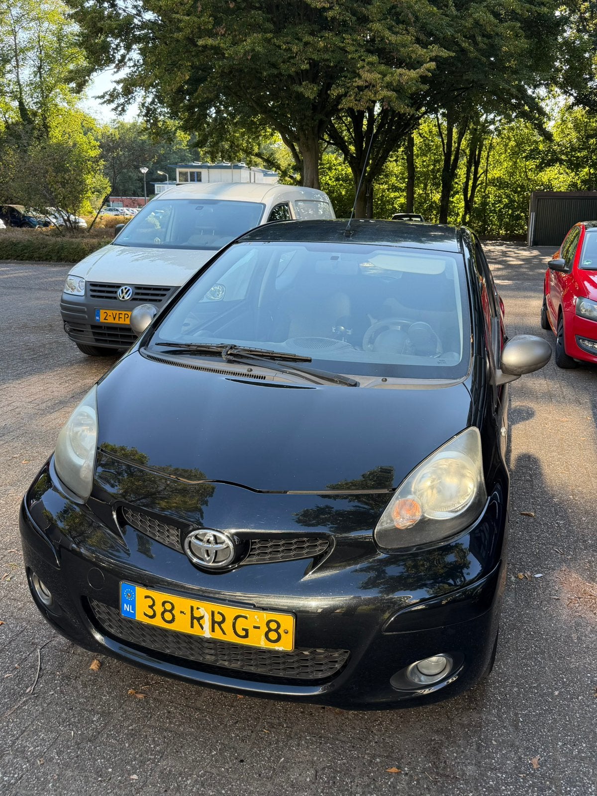Toyota Aygo 1.0 12V Vvt-i 3DRS MMT 2009 Zwart, Auto's, Voorwielaandrijving, 4 stoelen, Handgeschakeld, Particulier