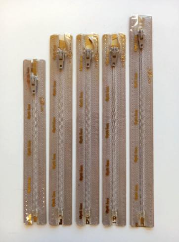 5 Optilon ritsen niet deelbaar kleur 856 beige, Ophalen of Verzenden, Nieuw, Rits of Sluiting