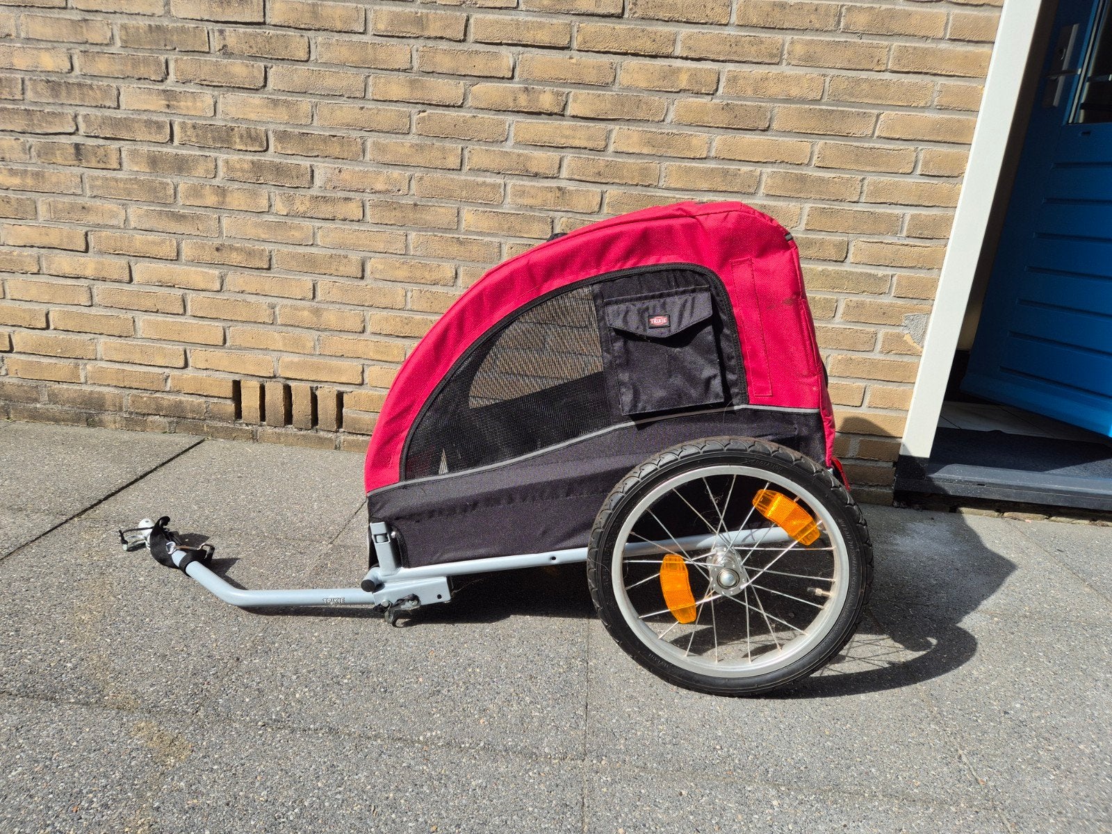 Hondenfietskar voor kleine/middelgrote hond - Zgan, Fietsen en Brommers, Fietsaccessoires | Aanhangers en Karren, Ophalen, Trixie