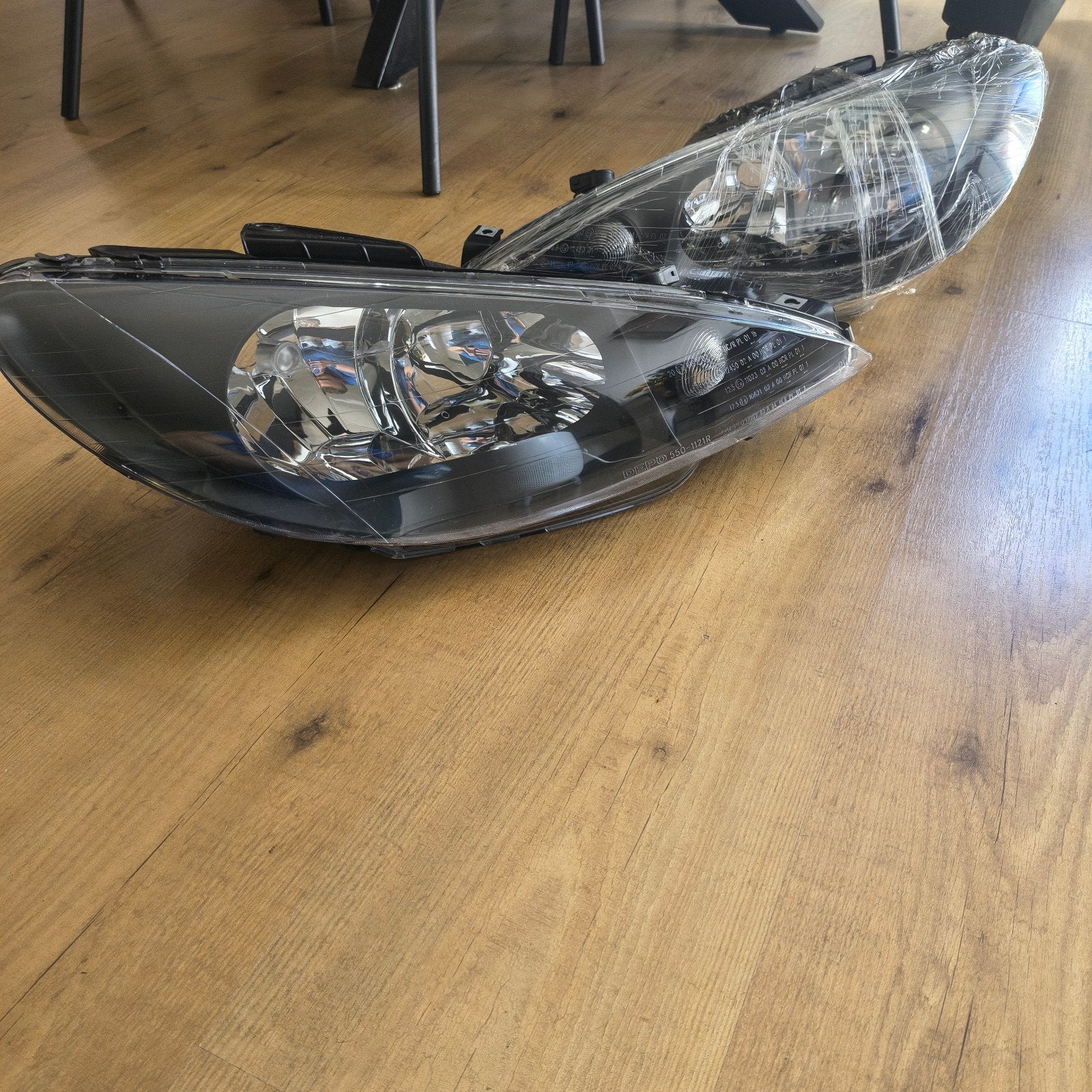 Koplampen Blackhoused nieuw voor Peugeot 206, Ophalen of Verzenden, Nieuw, Peugeot