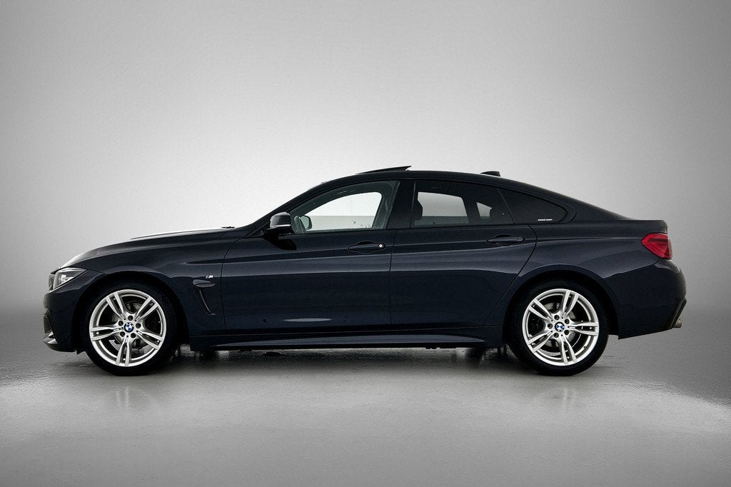 BMW 4-serie Gran Coupé 418i High Executive (PANORAMADAK, ST, Auto's, Automaat, Gebruikt, Alcantara, Zwart