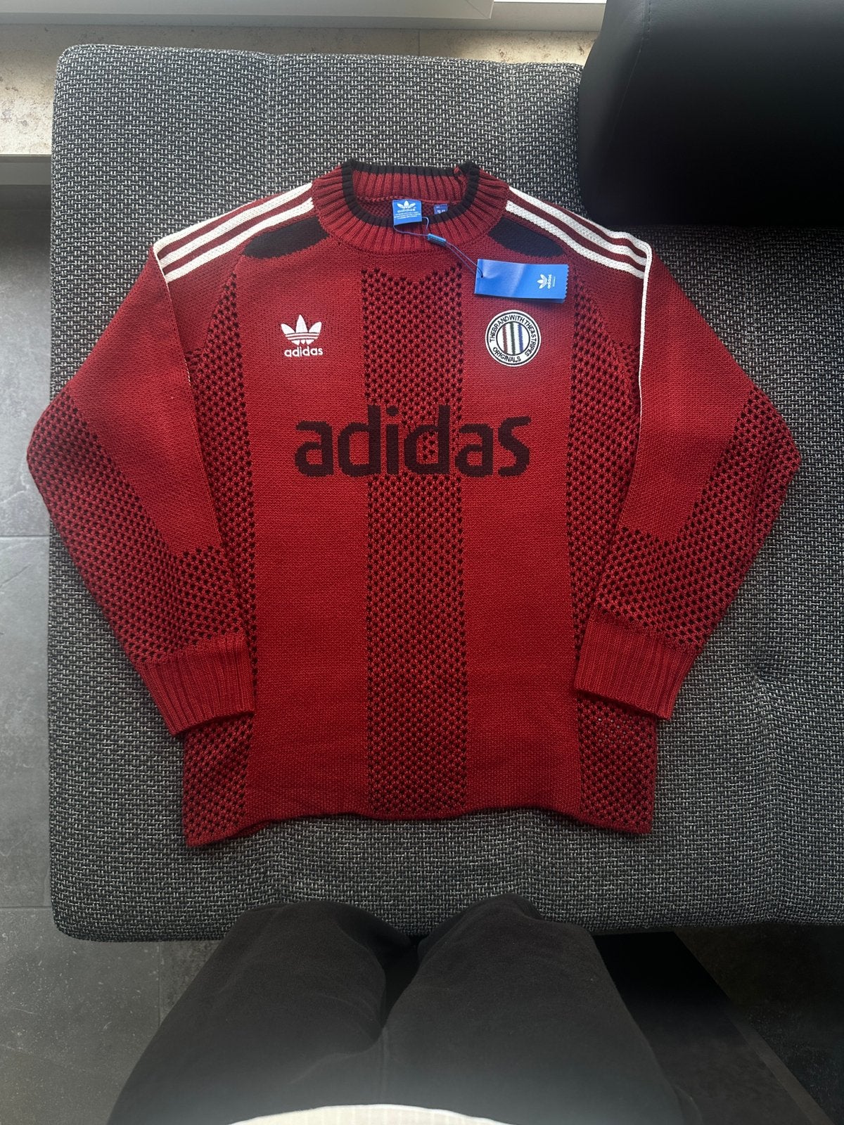 Adidas Originals rode trui, Ophalen of Verzenden, Nieuw, Maat 48/50 (M), Rood
