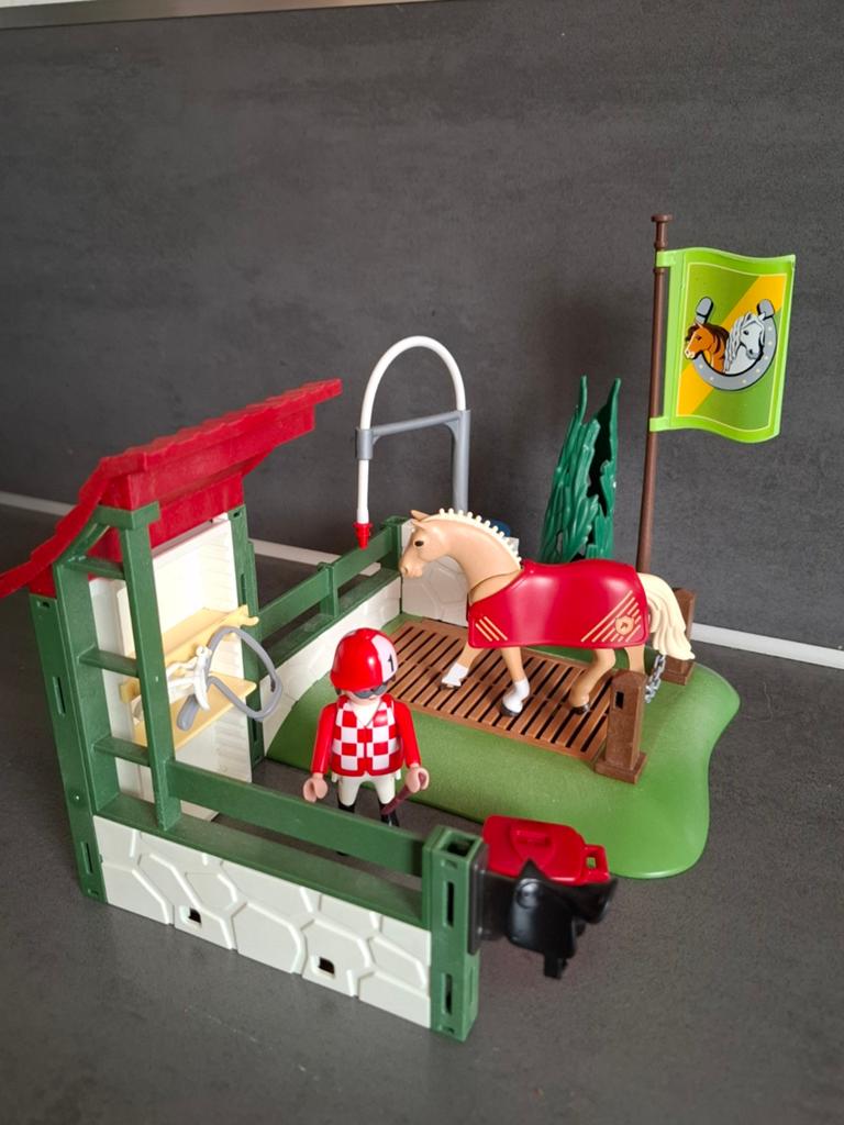 Playmobil paarden wasstraat, Ophalen of Verzenden, Zo goed als nieuw, Complete set