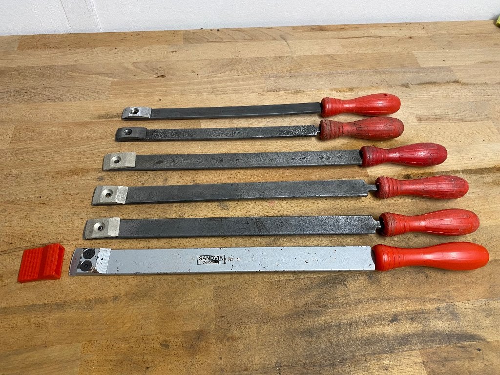 Sandvik Coromant schrapers - Set van 6, Ophalen, Gebruikt, Overige typen, Overige merken