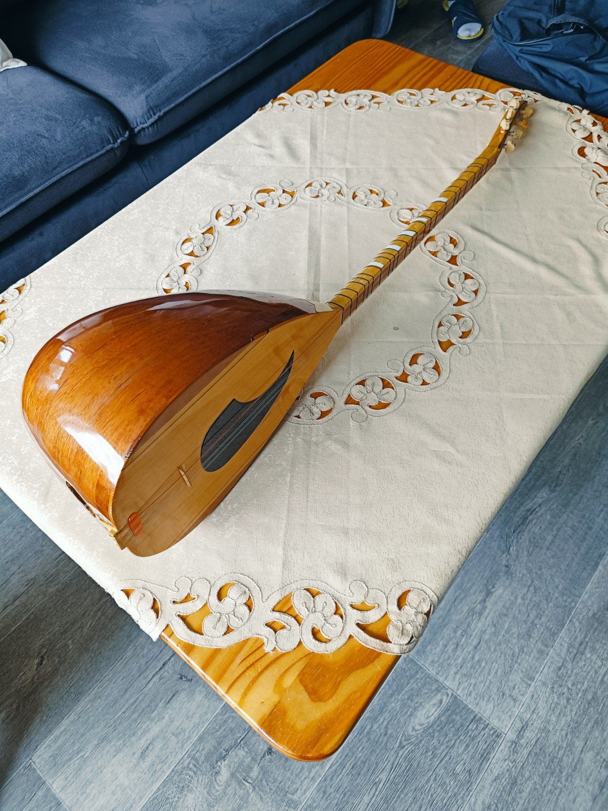 Mooie Saz met draagtas, Ophalen, Zo goed als nieuw, Luit, Saz of Bouzouki