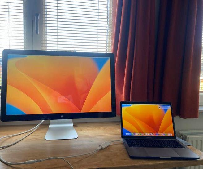 Apple Thunderbolt Display (27-inch, model A1407), Computers en Software, Monitoren, Zo goed als nieuw, 60 Hz of minder, Thunderbolt