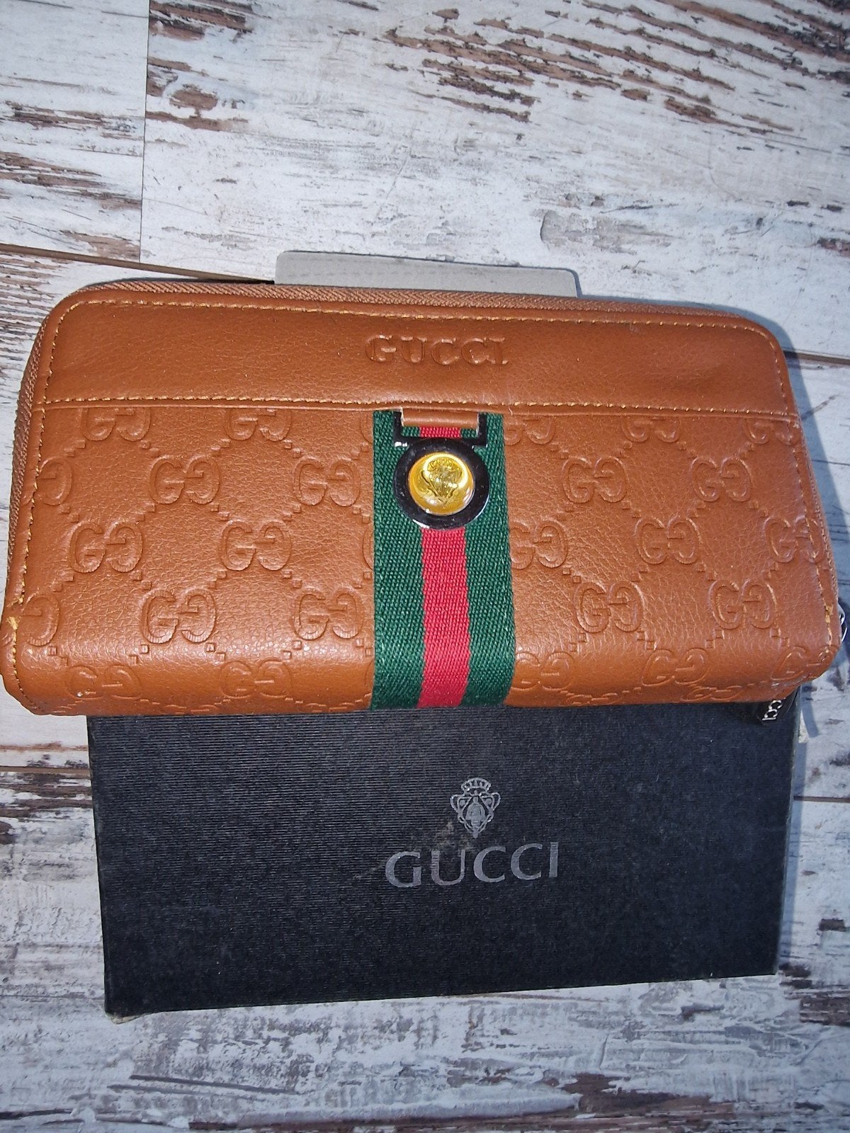 Gucci Portemonnee nieuw in doos, Sieraden, Tassen en Uiterlijk, Portemonnees, Ophalen of Verzenden, Nieuw, Zwart