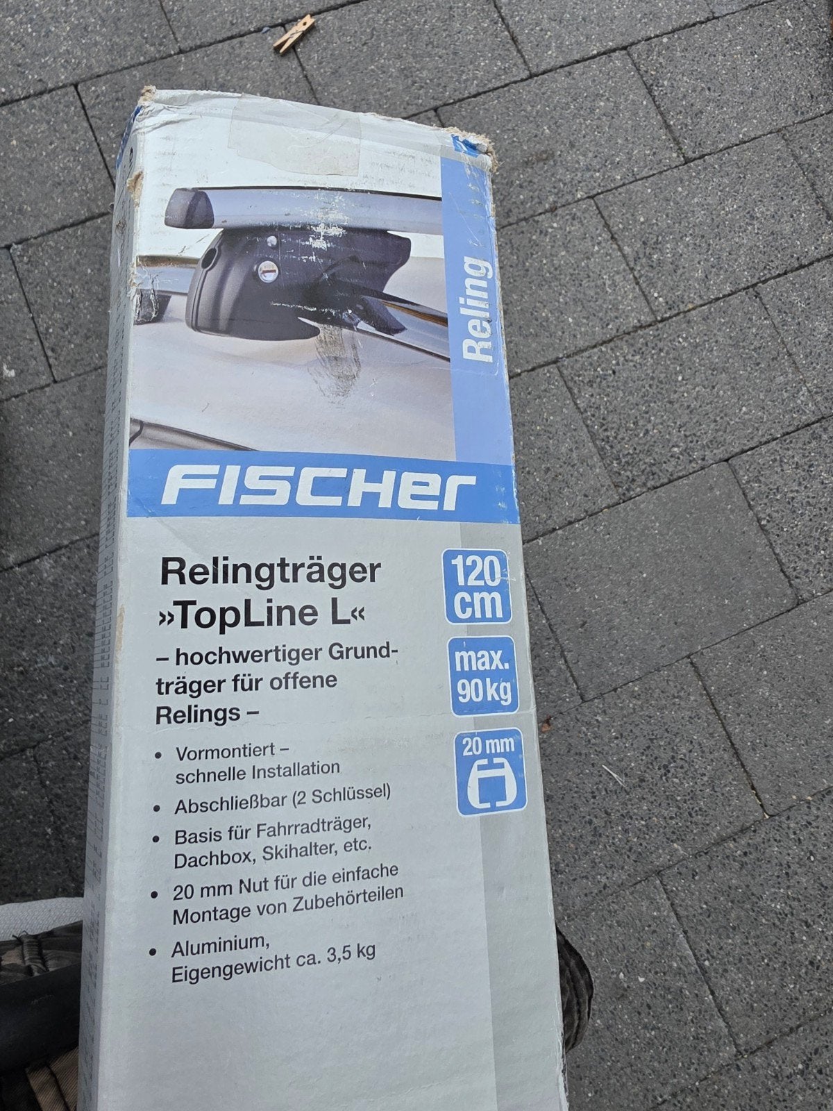 Fischer Relingdrager "TopLine L" - 120 cm, 90 kg, Auto diversen, Ophalen, Nieuw