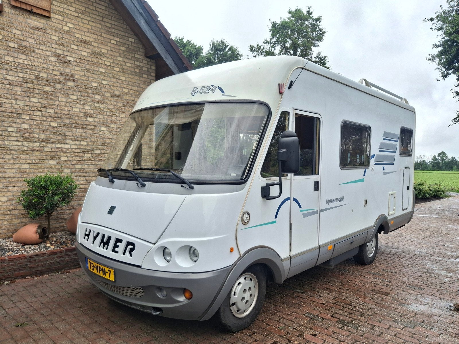 "HYMER B524 - BJ 2000 - MOTOR AIRCO DAK AIRCO - 2X VASTBED"