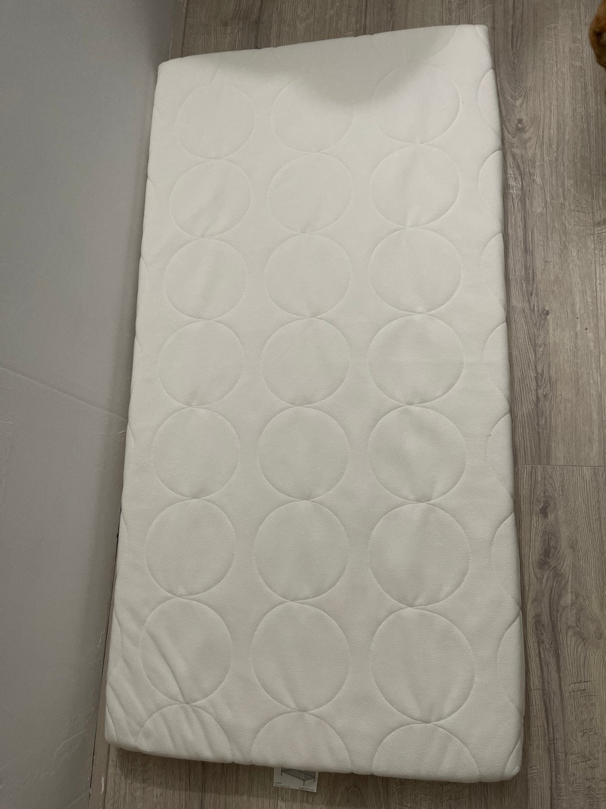IKEA JÄTTETRÖTT matras voor babybed, 60x120 cm, Ophalen, 190 cm of minder, Zo goed als nieuw, Matras