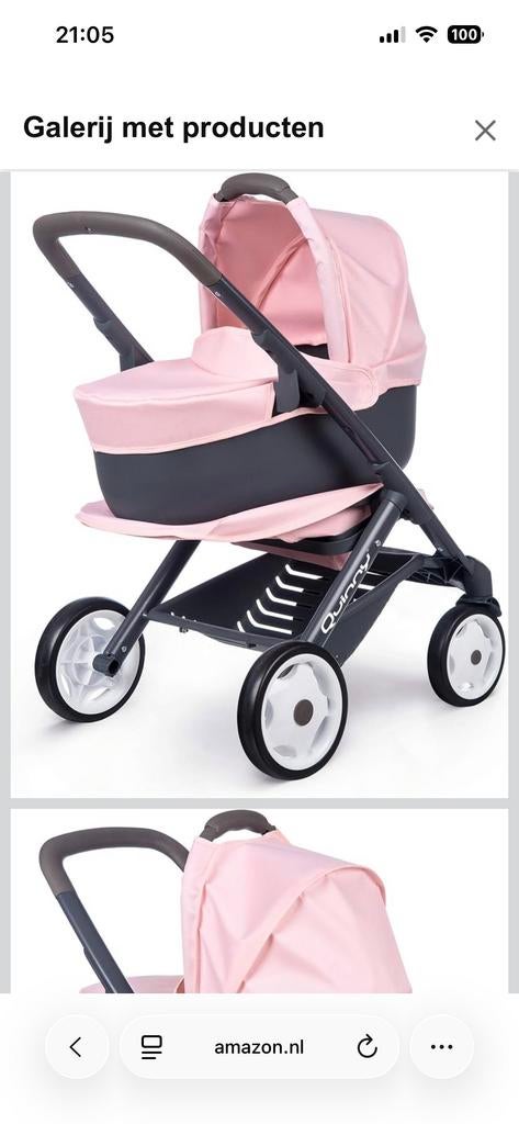 Maxi Cosi Poppenwagen 3-in-1 Roze - Kinderwagen en Buggy, Ophalen, Gebruikt, Babypop