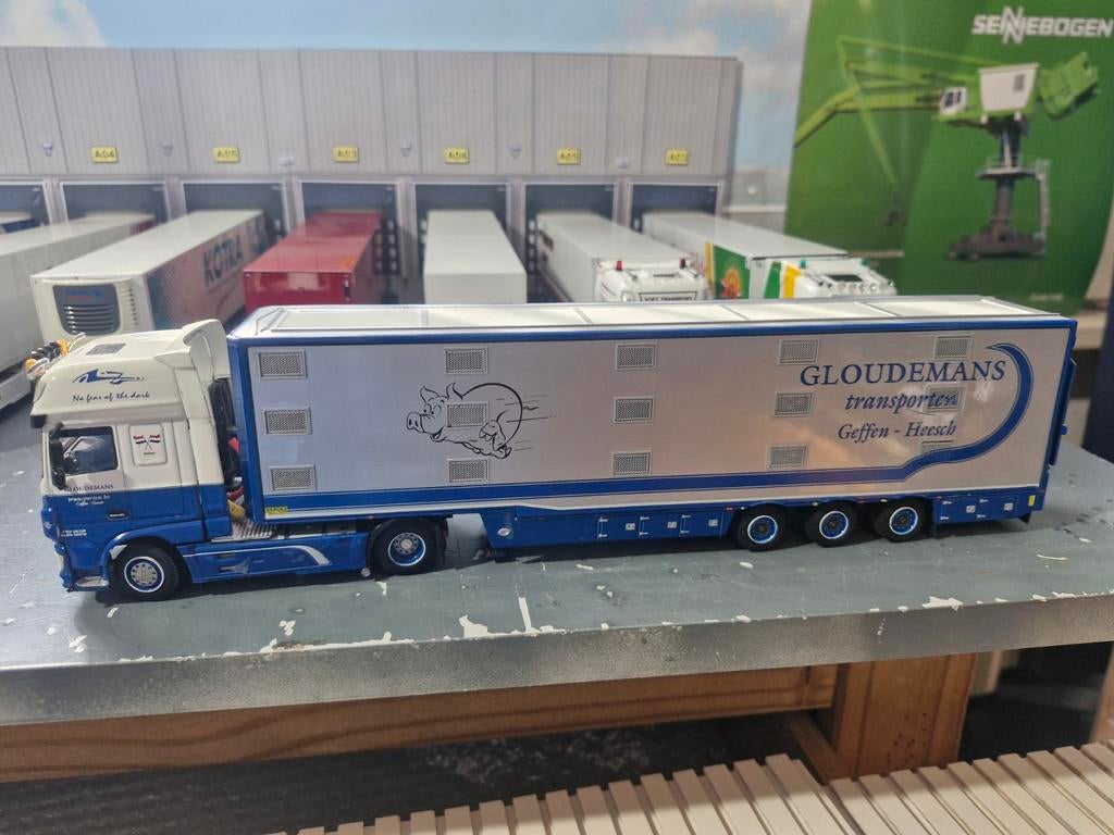 Daf XF met veetrailer wsi van gloudemans, Ophalen of Verzenden, Zo goed als nieuw, Bus of Vrachtwagen, Wsi