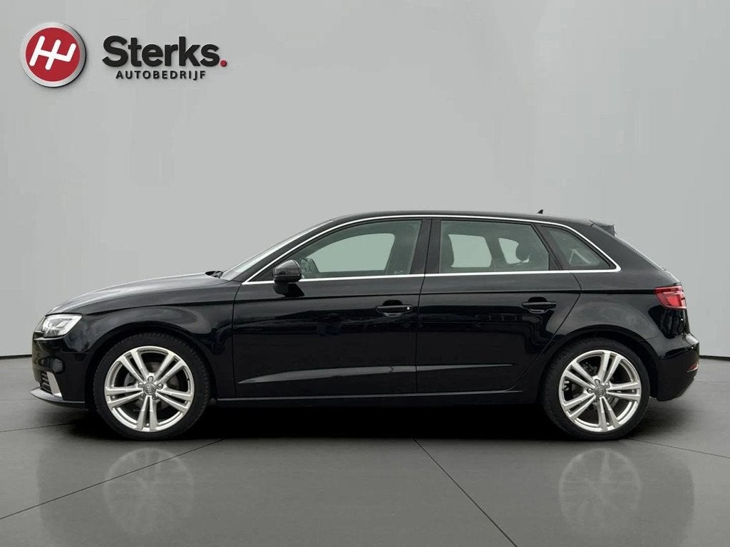 Audi A3 Sportback 1.0 TFSI Sport Lease Edition LED VERL. NAV, Gebruikt, Euro 6, Zwart, Origineel Nederlands