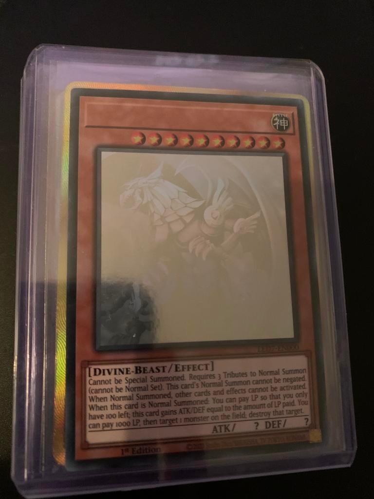 [Misprint] The Winged Dragon of Ra (Ghost Rare) - Rage of Ra, Ophalen of Verzenden, Nieuw