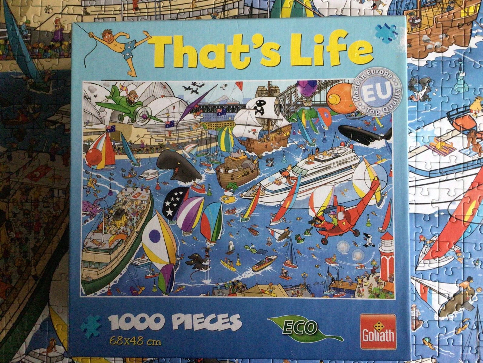That’s Life puzzel. De Haven van Sydney.  1000 stukjes., Ophalen, 500 t/m 1500 stukjes, Zo goed als nieuw
