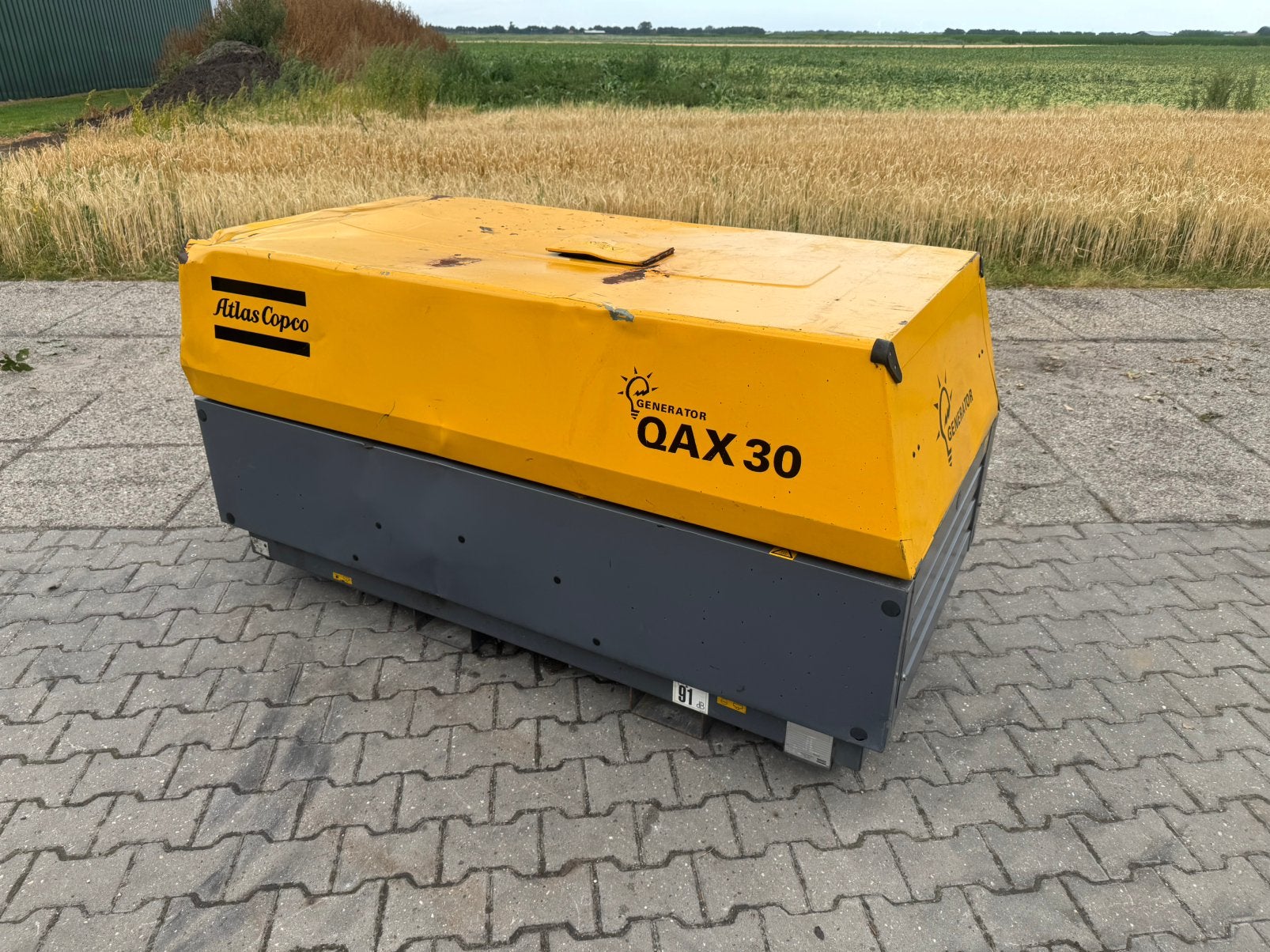 Atlas copco QAX 30kva generator aggregaat deutz 3 cil, Ophalen