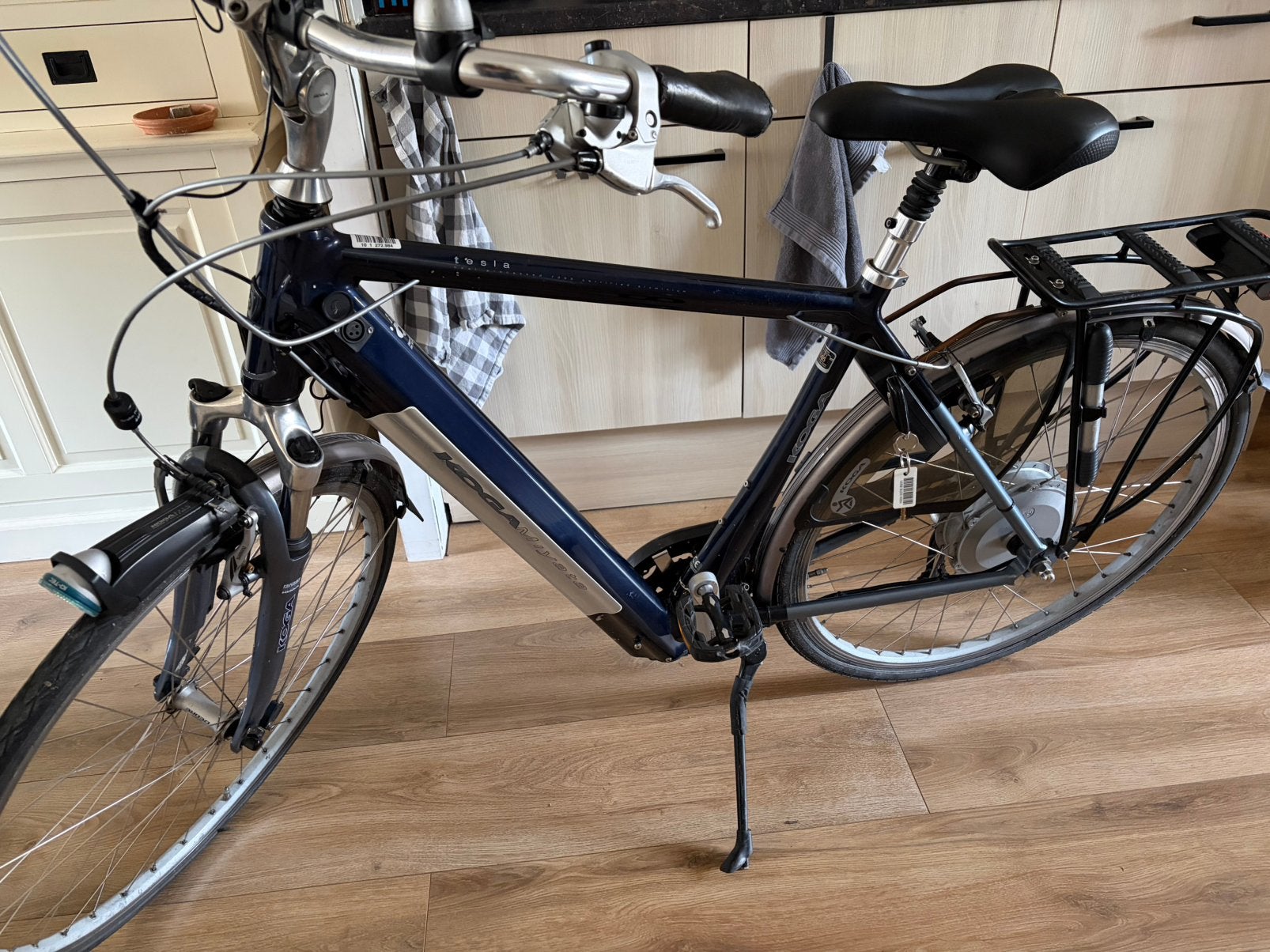 Koga Miyata Tesla elektrische herenfiets – framemaat 54, Fietsen en Brommers, Gebruikt, Versnellingen, Ophalen, Overige merken