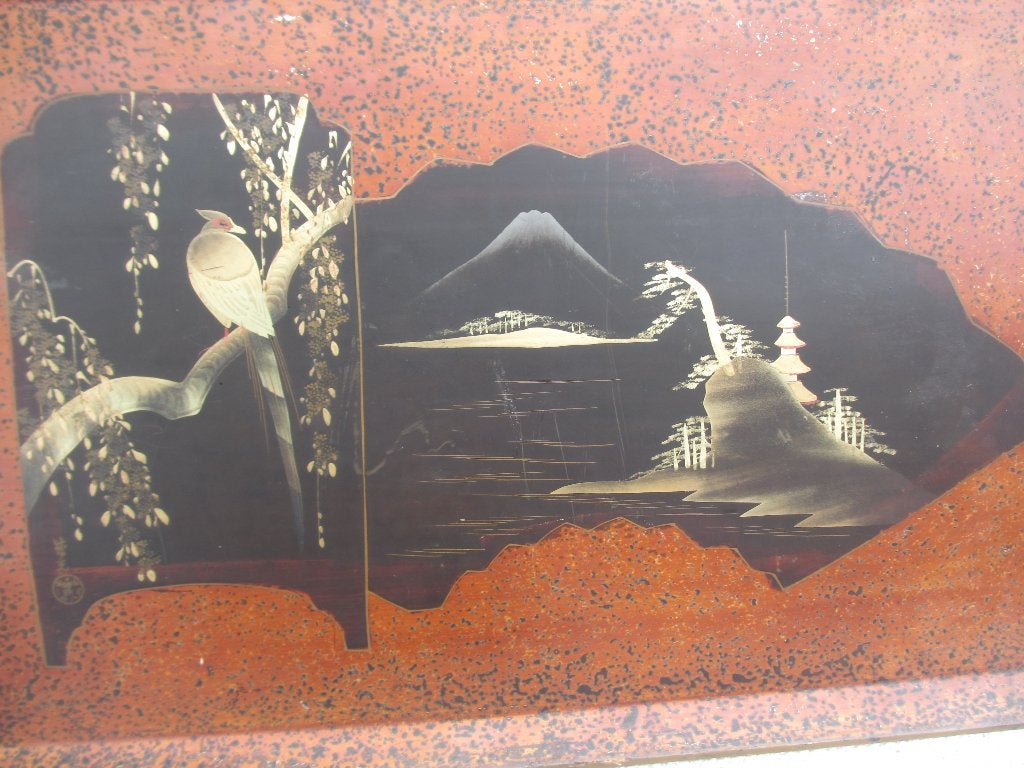 Antiek Japans dienblad Meiji periode [1868-1912], Antiek en Kunst, Ophalen of Verzenden