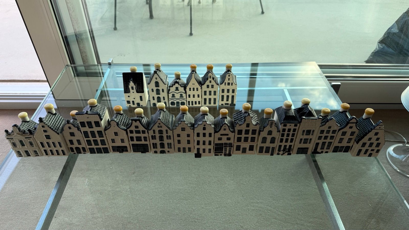 KLM Delfts Blauw huisjes - 23 stuks, Ophalen of Verzenden, Zo goed als nieuw