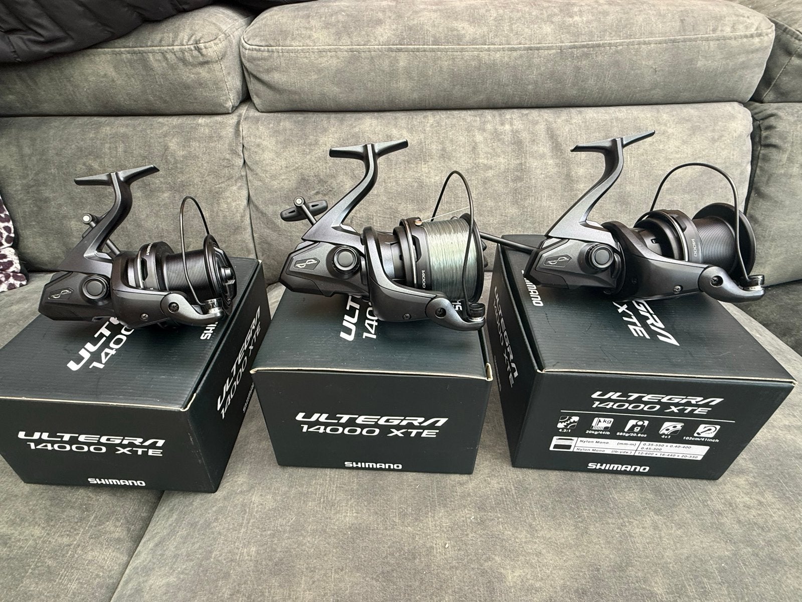 3x Shimano Ultegra 14000 XTE CI4 molens te ruil!!!!!, Watersport en Boten, Ophalen, Zo goed als nieuw, Molen