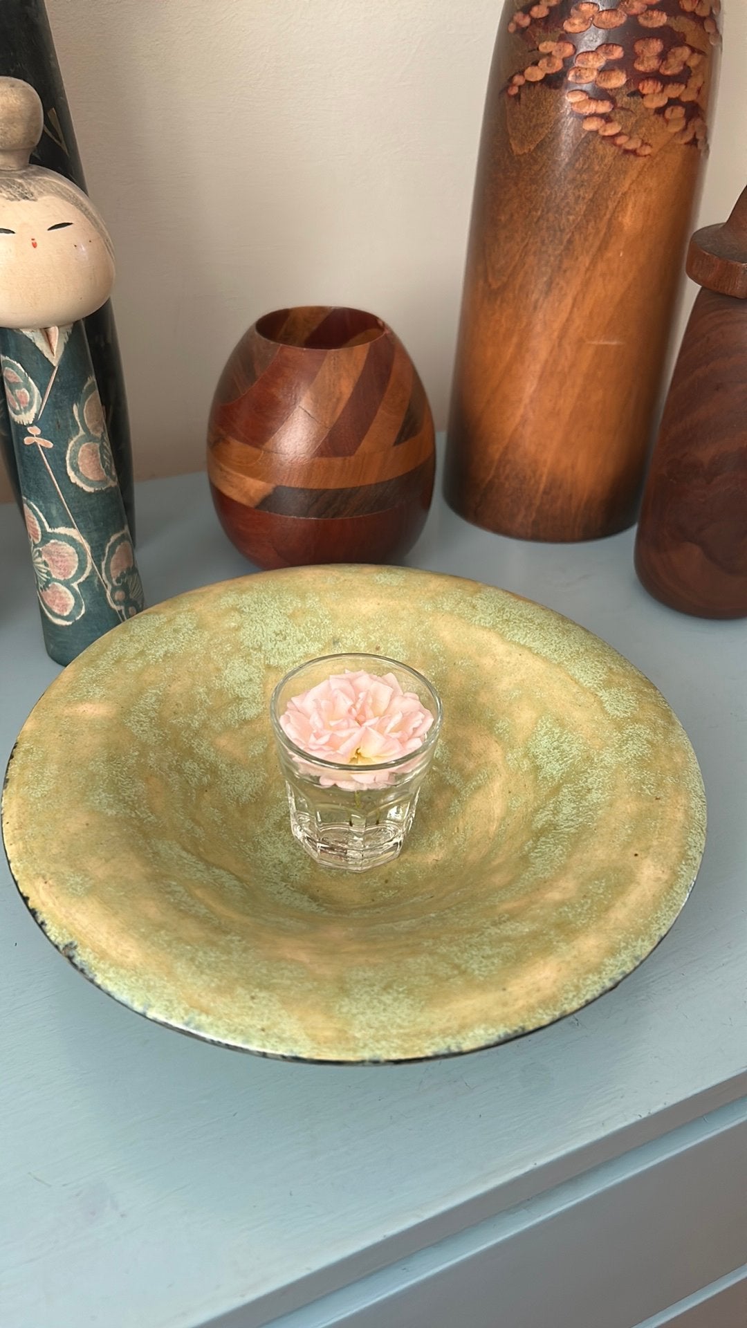 Vintage schaaltje studio pottery keramiek lusterglazuur, Ophalen of Verzenden, Zo goed als nieuw, Rond, Porselein of Keramiek