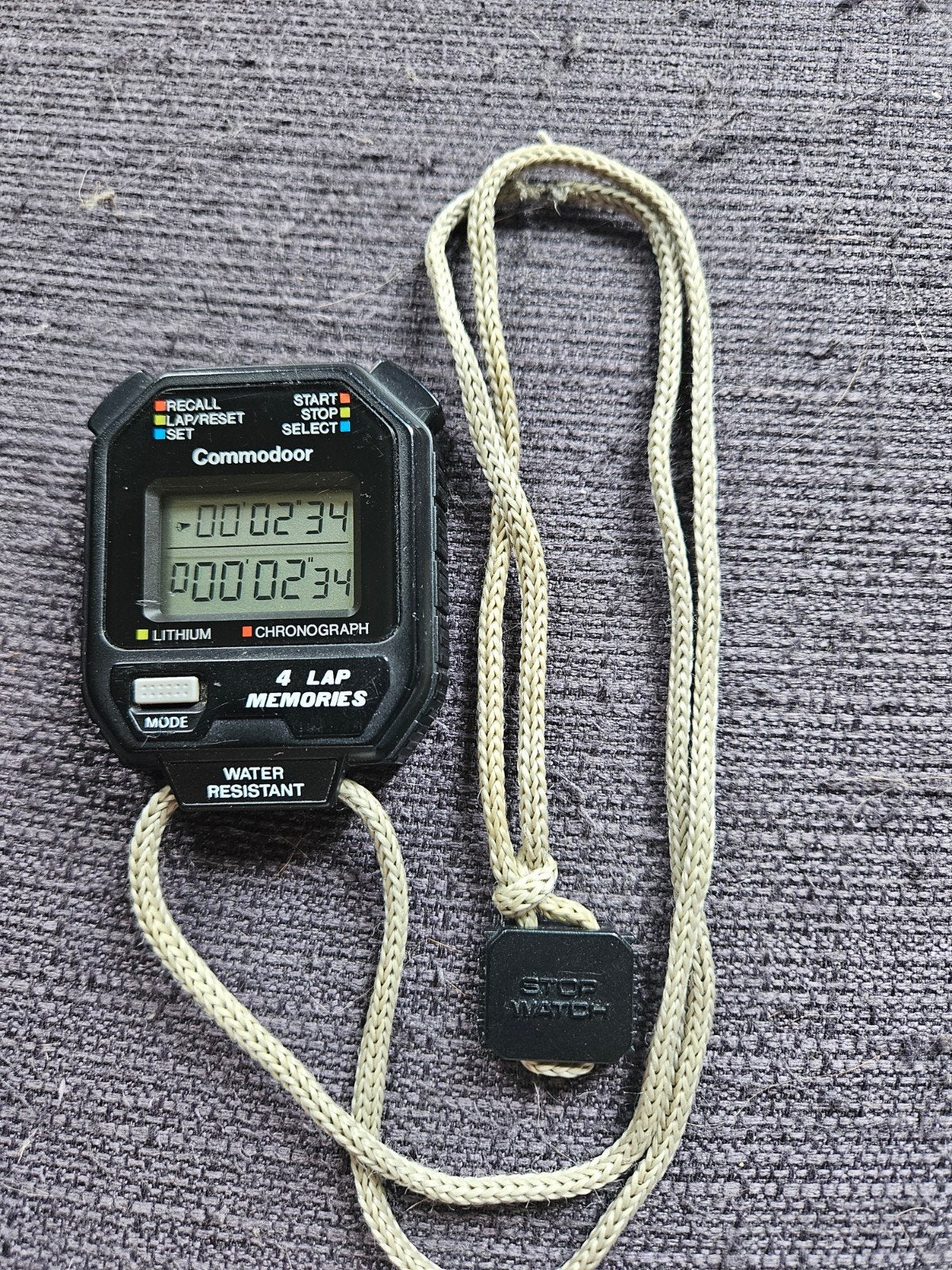Vintage Commodoor stopwatch, Ophalen of Verzenden
