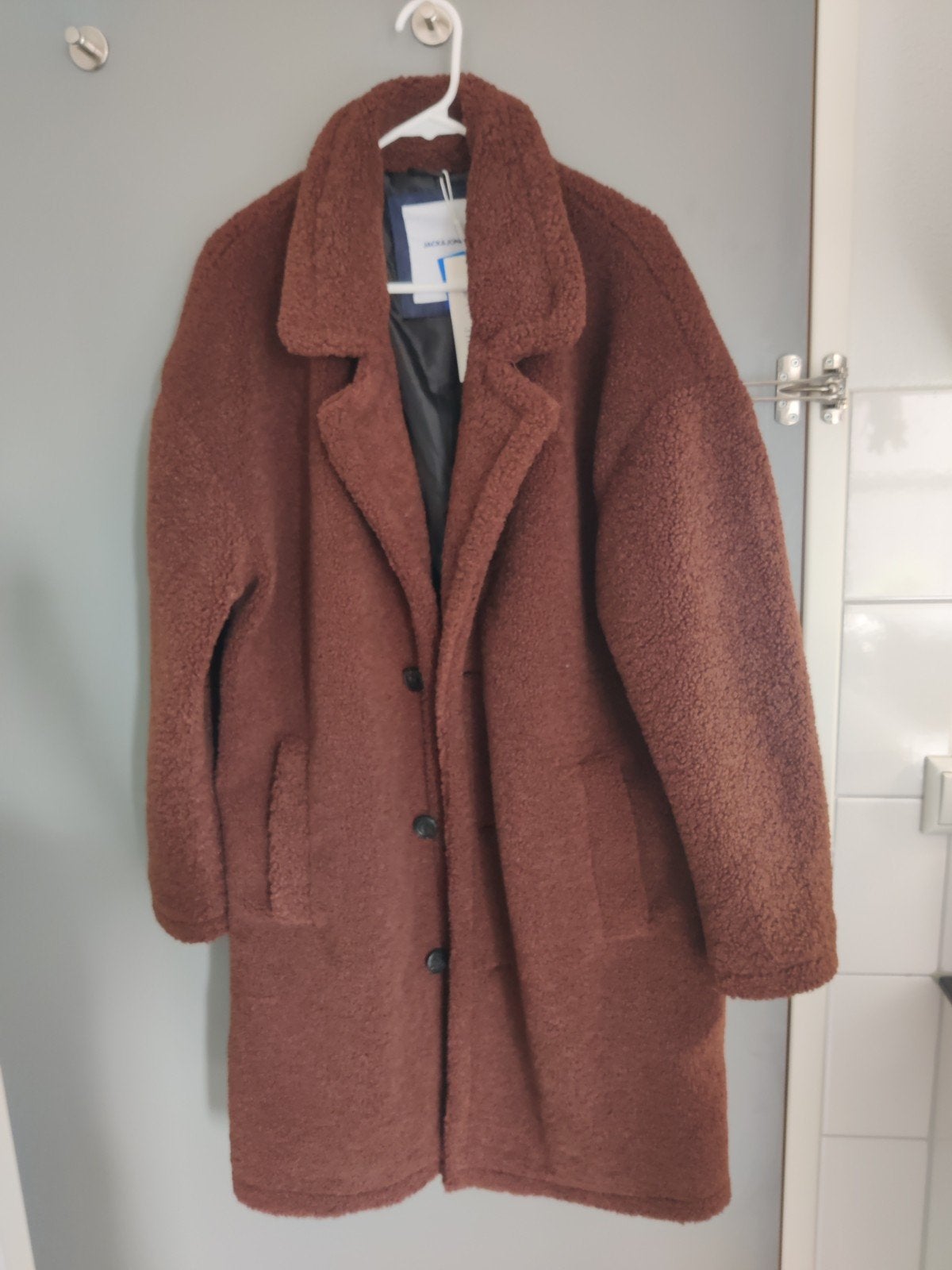 Teddy Coat unisex size L (nooit gedragen), Ophalen, Bruin, Nieuw, Overige maten