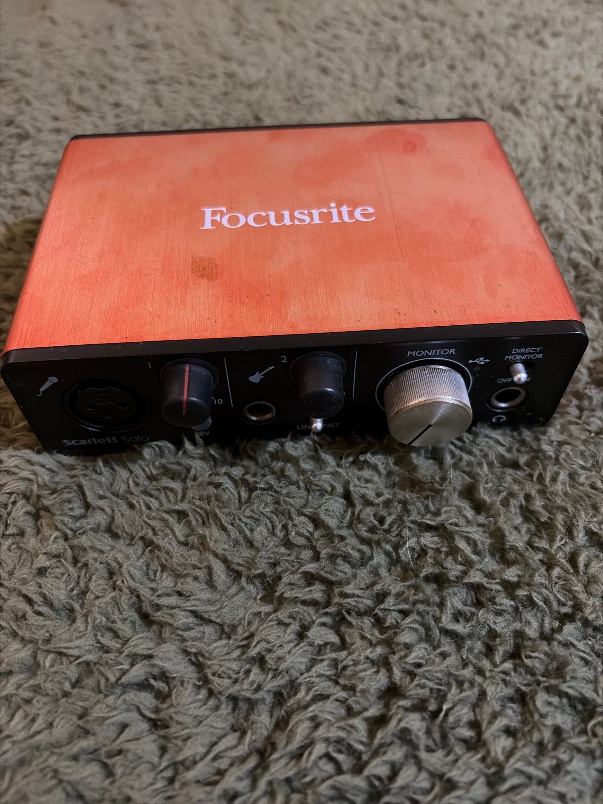 Focusrite Scarlett Solo Audio Interface (Gebruikt), Ophalen, Gebruikt, Overige typen