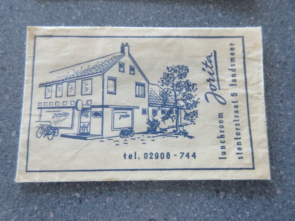 Landsmeer, lunchroom Jorita, Verzenden, Nederland