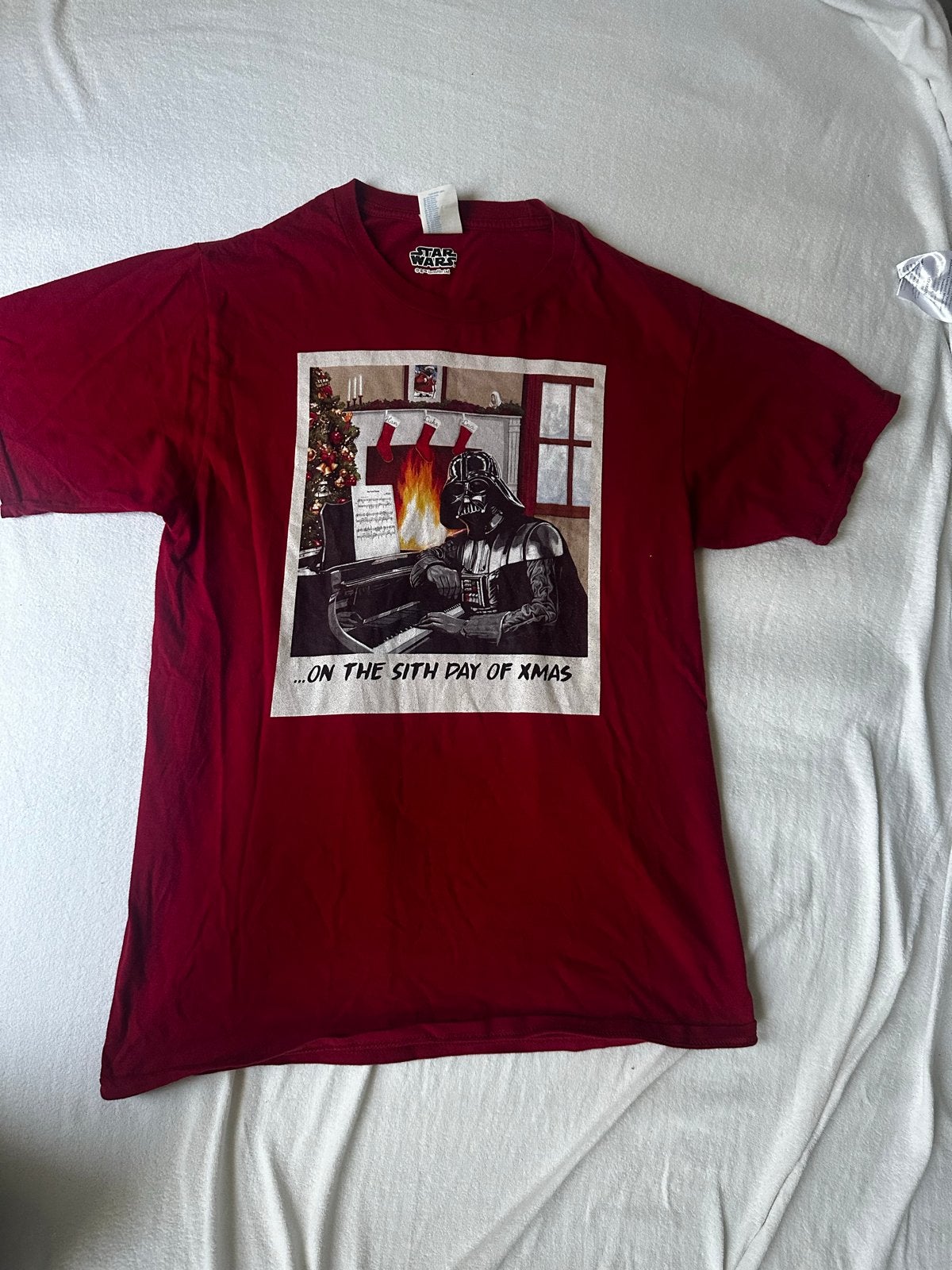 Star Wars Darth Vader Kerst T-shirt - 'Sith Day of Xmas', Kleding | Heren, Ophalen of Verzenden, Gedragen, Maat 46 (S) of kleiner