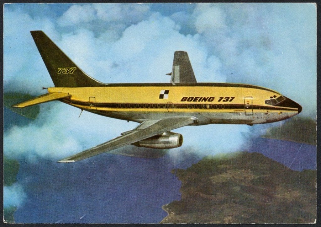 Boeing 737, Verzenden, 1960 tot 1980, Ongelopen, Voertuig