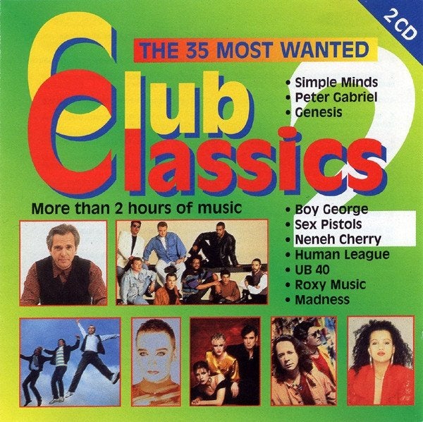 dubbel C.D. (1996) Club Classics volume 2, Inclusief boekje, Gebruikt, New wave, Ophalen of Verzenden