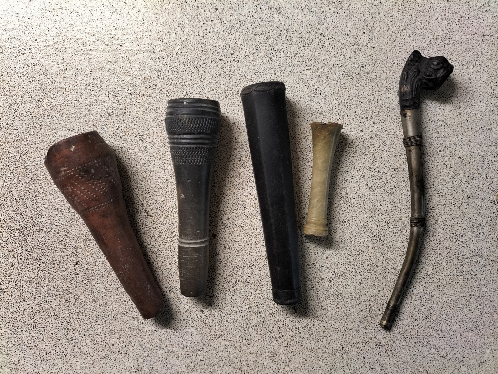 Antieke Chillum Pijpen., Ophalen