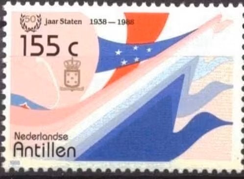 Nederlandse Antillen 1988 -nvph 891 -  Staten Ned. Antillen, Ophalen of Verzenden, Postfris