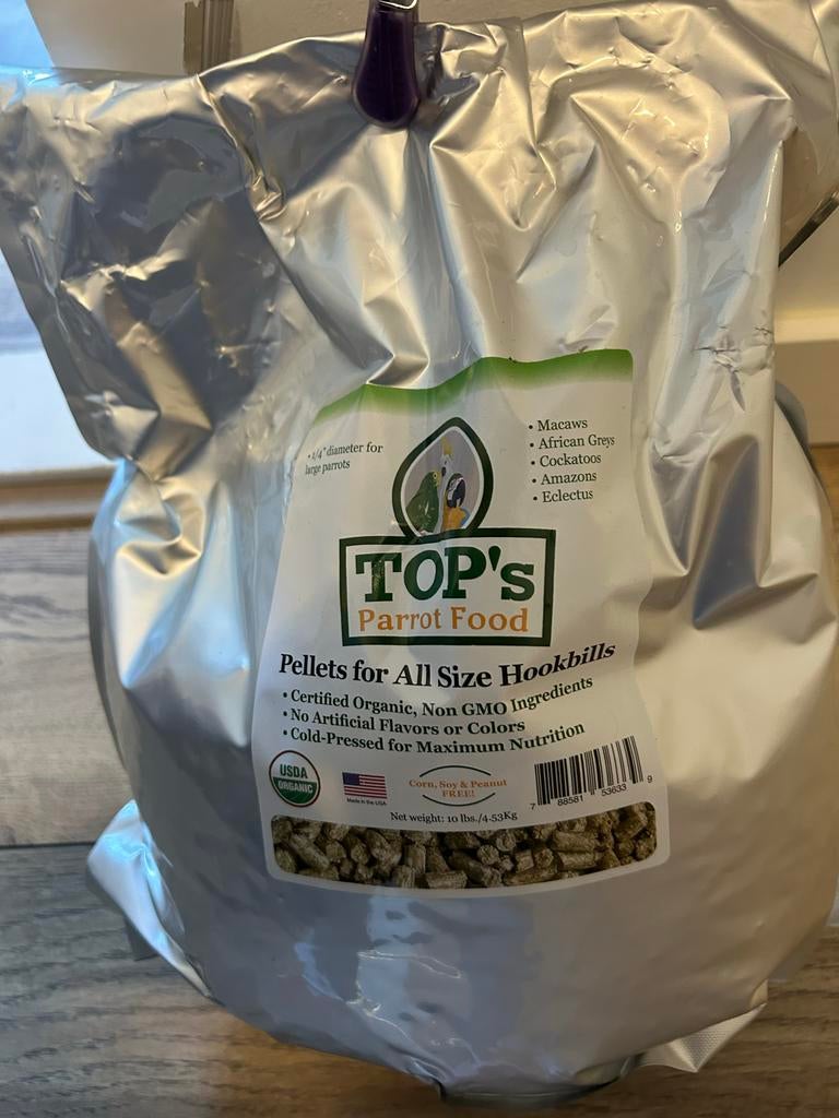 Bio Papegaaien Voer - Tops 4,5kg, Verzenden, Zo goed als nieuw, Eten en Drinken