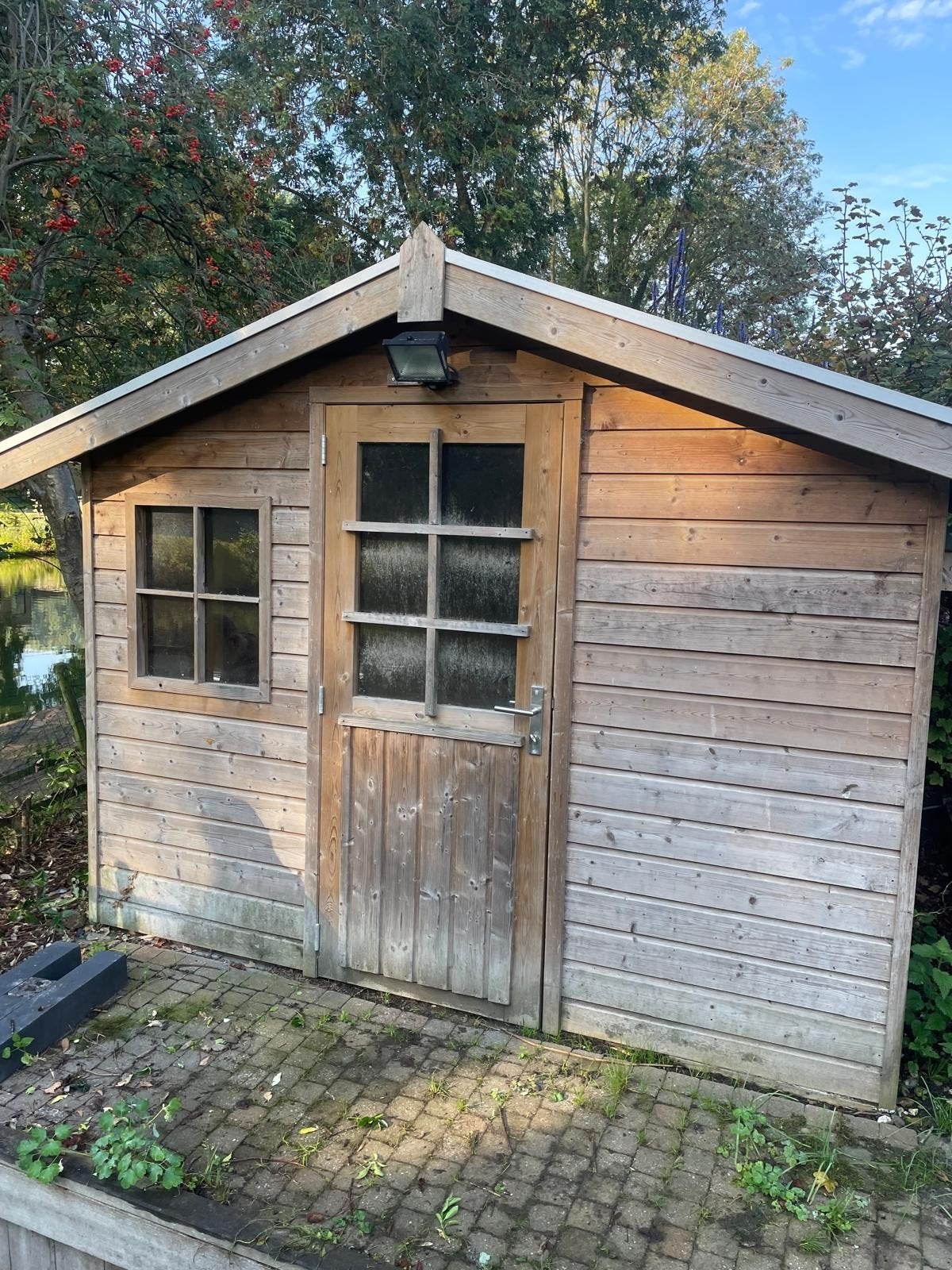 tuinhuis te koop, Ophalen