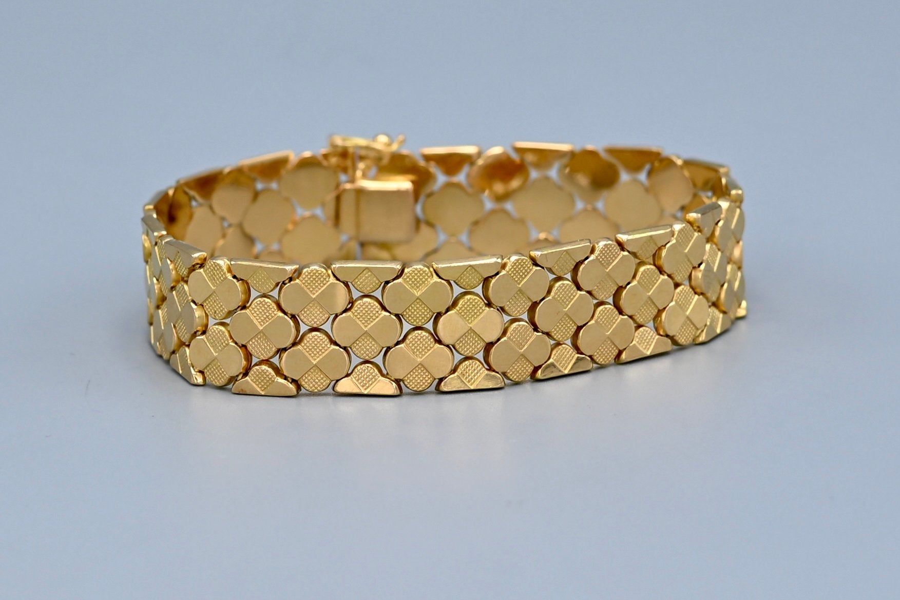 18 kt. geelgouden armband, Ophalen of Verzenden, Zo goed als nieuw, Goud, Goud