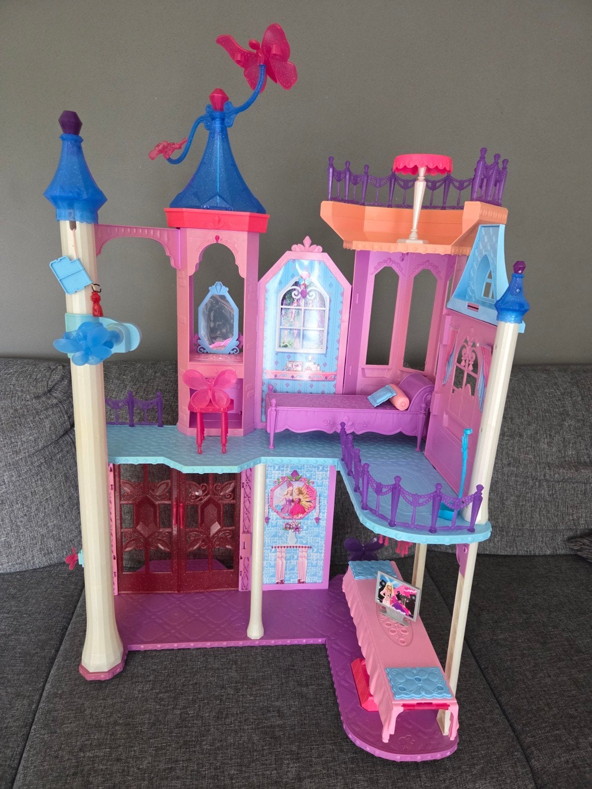 Barbie Droomkasteel met lichte gebruikssporen, Ophalen, Gebruikt, Poppenhuis