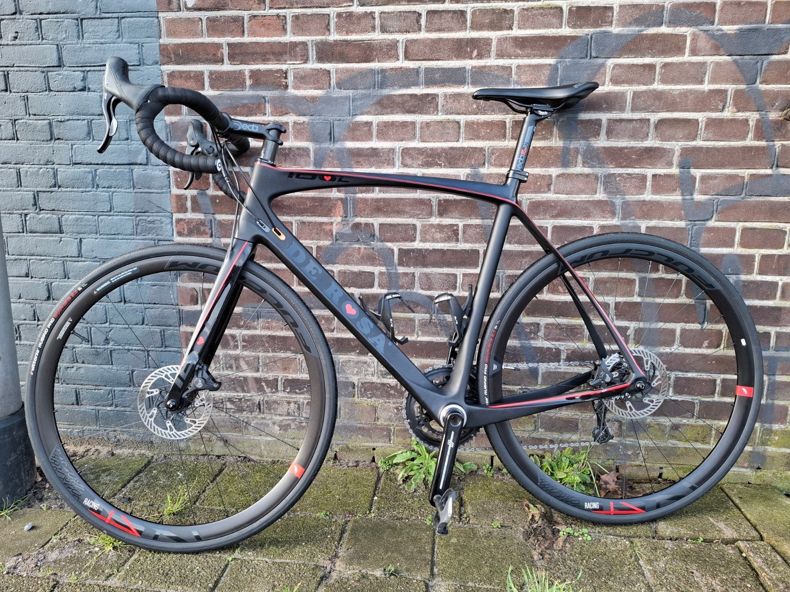 De Rosa racefiets mt54 full carbon - Zo goed als nieuw, Fietsen en Brommers, Fietsen | Racefietsen, Ophalen